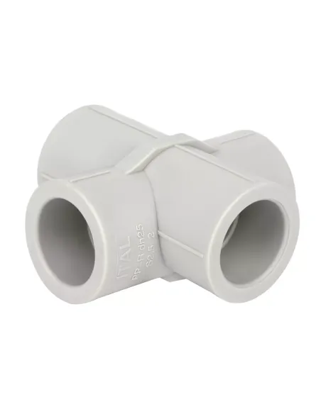 Хрестовина ITAL 20 мм для поліпропіленових труб, прохідна