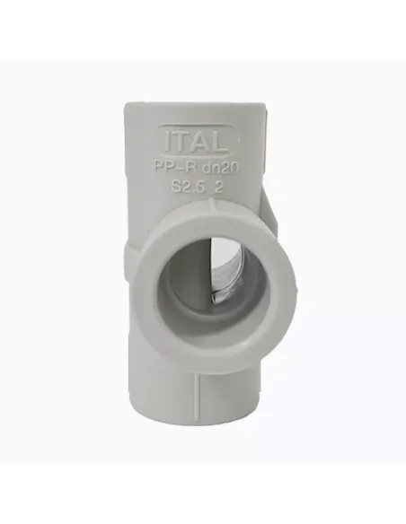 Крестовина ITAL 25 мм для полипропиленовых труб, проходная