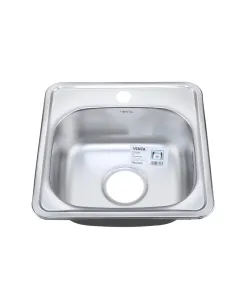 Мойка для кухни квадратная Venta VM38386S, 380х380х170 мм, из нержавеющей стали