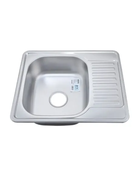 Мийка для кухні прямокутна Venta VM58488D, 580х480х180 мм, з нержавіючої сталі