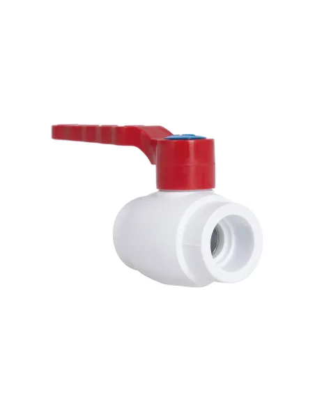Кран шаровой Blue Ocean 32х32 мм белый, для горячей воды, для полипропиленовых труб