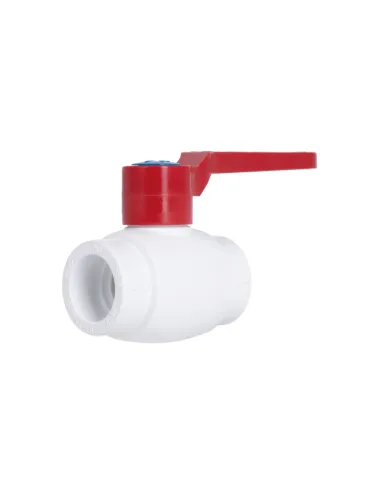 Кран шаровой Blue Ocean 32х32 мм белый, для горячей воды, для полипропиленовых труб