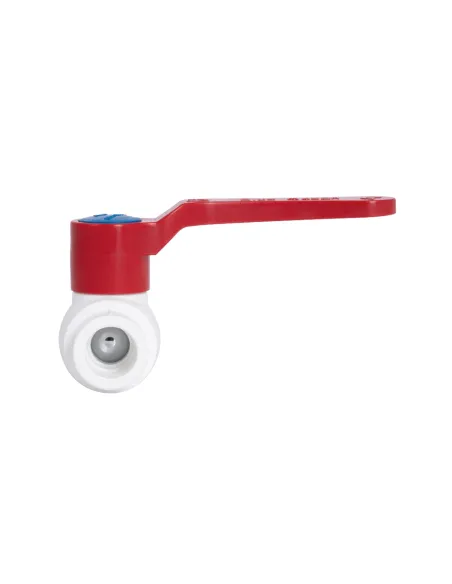 Кран кульовий Blue Ocean 20х20 мм білий, для гарячої води, для поліпропіленових труб