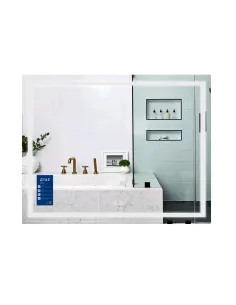 Зеркало для ванной Q-Tap Mideya 1000х700 мм, с LED-подсветкой Touch, с антизапотеванием