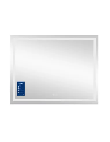 Дзеркало для ванної Q-Tap Mideya 1000х700 мм, з LED-підсвічуванням Touch, з антизапітнінням