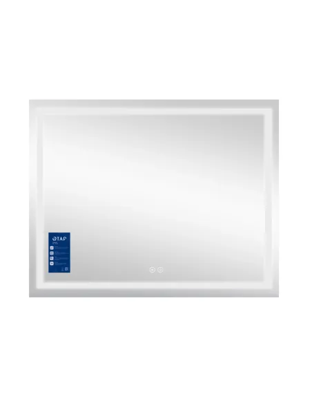 Дзеркало для ванної Q-Tap Mideya 1000х700 мм, з LED-підсвічуванням Touch, з антизапітнінням