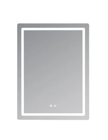 Зеркало для ванной Q-Tap Mideya 600х800 мм, с LED-подсветкой Touch, с антизапотеванием