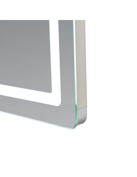 Зеркало для ванной Q-Tap Mideya 600х800 мм, с LED-подсветкой Touch, с антизапотеванием