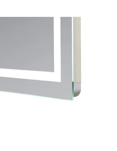 Дзеркало для ванної Q-Tap Mideya 800x800 мм, з LED-підсвічуванням Touch, з антизапітнінням