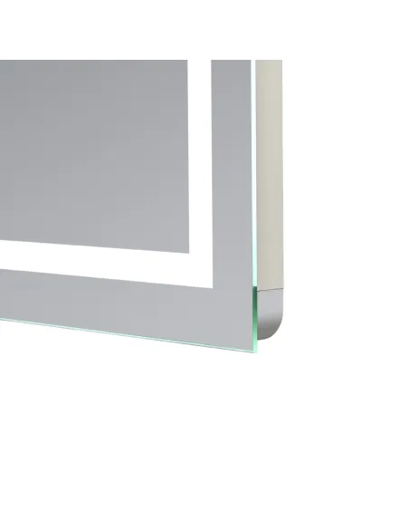 Дзеркало для ванної Q-Tap Mideya 800x800 мм, з LED-підсвічуванням Touch, з антизапітнінням