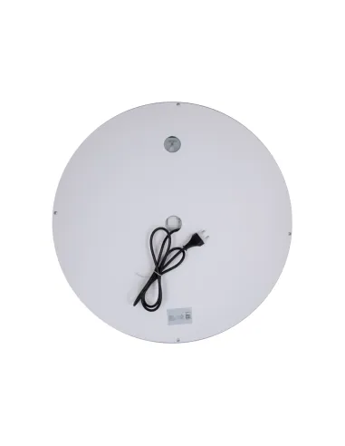 Зеркало для ванной Q-Tap Mideya круглое R700 мм, с LED-подсветкой Touch, с антизапотеванием