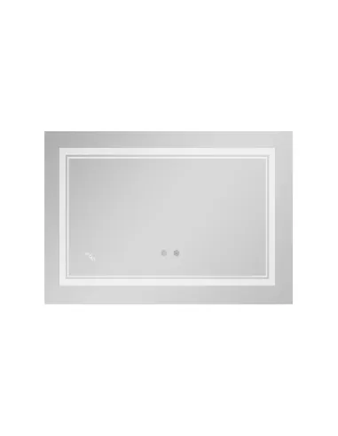 Дзеркало для ванної Q-Tap Cardinal CA1 Reverse 800х600 мм, з LED-підсвічуванням Touch, з антизапітнінням