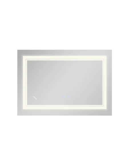 Зеркало для ванной Q-Tap Cardinal Reverse 800х600 мм, с LED-подсветкой Touch, с антизапотеванием