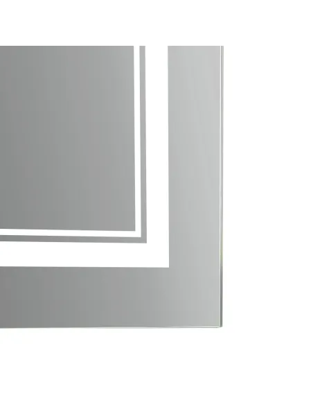 Дзеркало для ванної Q-Tap Cardinal Reverse 800х600 мм, з LED-підсвічуванням Touch, з антизапітнінням