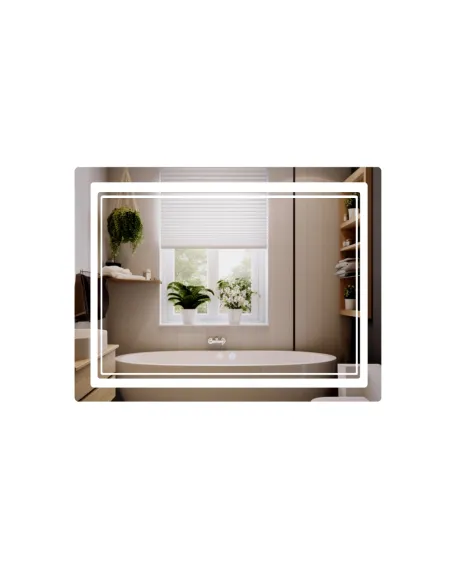 Дзеркало для ванної Q-Tap Cardinal 1000х800 мм, з LED-підсвічуванням Touch, з антизапітнінням