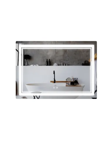 Зеркало для ванной Q-Tap Cardinal 1200х800 мм, с LED-подсветкой Touch, с антизапотеванием