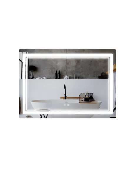 Дзеркало для ванної Q-Tap Cardinal 1200х800 мм, з LED-підсвічуванням Touch, з антизапітнінням