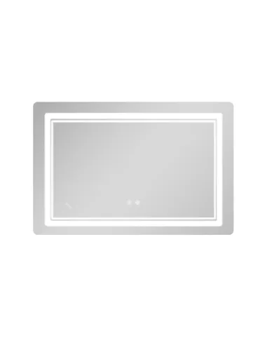 Зеркало для ванной Q-Tap Cardinal CA2 Reverse 800х600 мм, с LED-подсветкой Touch, с антизапотеванием