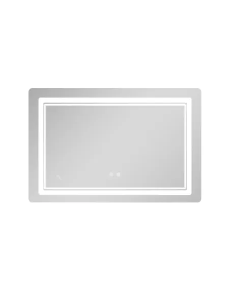 Дзеркало для ванної Q-Tap Cardinal CA2 Reverse 800х600 мм, з LED-підсвічуванням Touch, з антизапітнінням