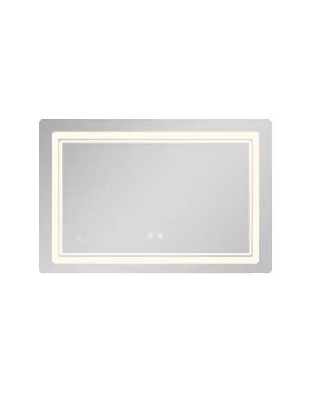 Дзеркало для ванної Q-Tap Cardinal CA2 Reverse 800х600 мм, з LED-підсвічуванням Touch, з антизапітнінням