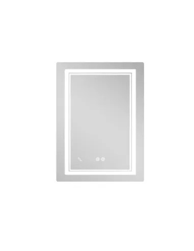 Дзеркало для ванної Q-Tap Cardinal Reverse 600х800 мм, з LED-підсвічуванням Touch, з антизапітнінням