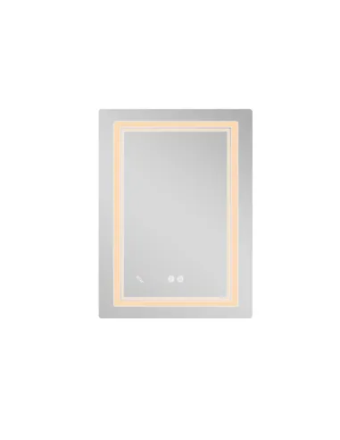 Дзеркало для ванної Q-Tap Cardinal Reverse 600х800 мм, з LED-підсвічуванням Touch, з антизапітнінням