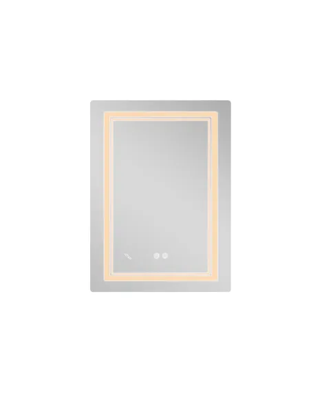 Дзеркало для ванної Q-Tap Cardinal Reverse 600х800 мм, з LED-підсвічуванням Touch, з антизапітнінням