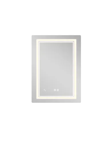 Дзеркало для ванної Q-Tap Cardinal Reverse 600х800 мм, з LED-підсвічуванням Touch, з антизапітнінням