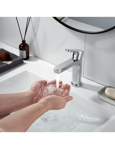 Смеситель для умывальника Lidz Astra 001F LDAST001FCRM48085 Chrome, однорычажный