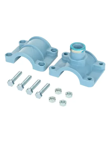 Затискна врізка ITAL 110 х 1 дюйм з металевим кільцем для поліетиленових труб