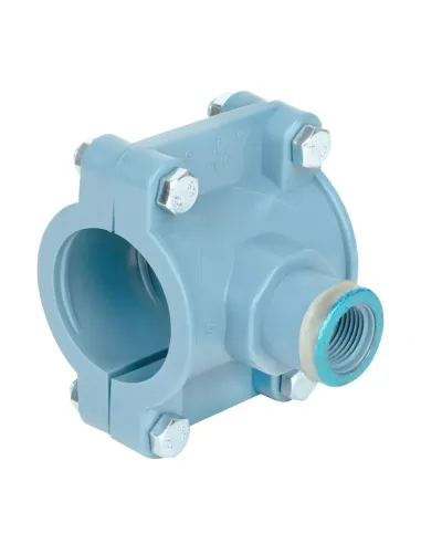 Затискна врізка ITAL 110 х 3/4 дюйма з металевим кільцем для поліетиленових труб