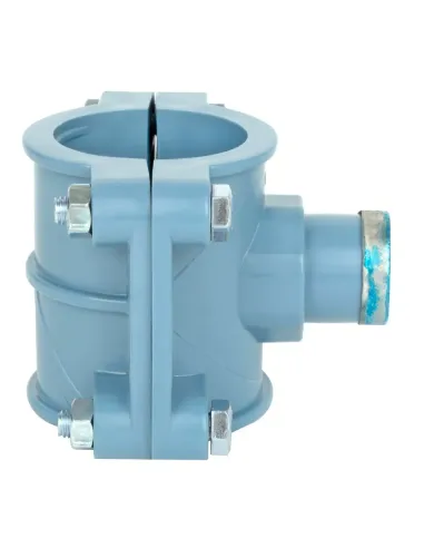 Затискна врізка ITAL 110 х 3/4 дюйма з металевим кільцем для поліетиленових труб