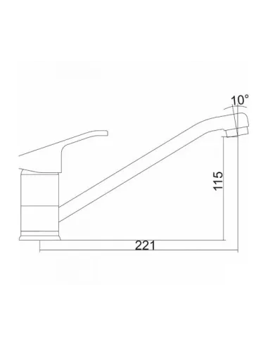 Смеситель для кухни Venezia Armoni  5011405 (керамический картридж) - 2