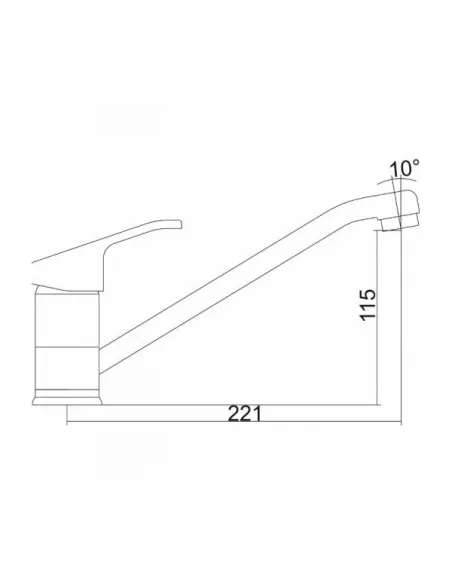 Смеситель для кухни Venezia Armoni  5011405 (керамический картридж) - 2