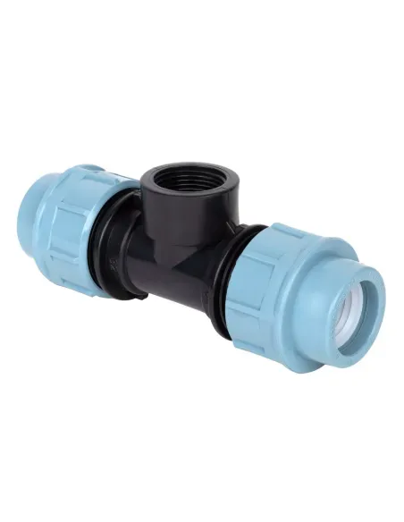 Тройник ITAL ПЭ 25х1/2 дюйма внутренняя резьба, для полиэтиленовых труб