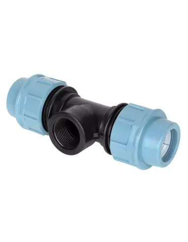 Трійник ITAL ПЕ 32х1 дюйм внутрішнє різьблення, для поліетиленових труб