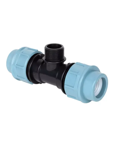 Тройник ITAL ПЭ 25х1 дюйм наружная резьба, для полиэтиленовых труб