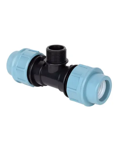 Трійник ITAL ПЕ 32х1/2 дюйма зовнішнє різьблення, для поліетиленових труб