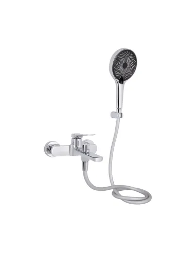 Змішувач для ванни Q-Tap Slavonice Chrome з душовим набором, хром.