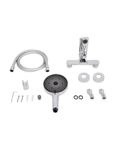 Змішувач для ванни Q-Tap Slavonice Chrome з душовим набором, хром.