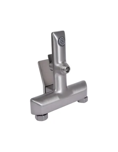 Смеситель для ванны Q-Tap Presto Graphite с душевым набором, серый