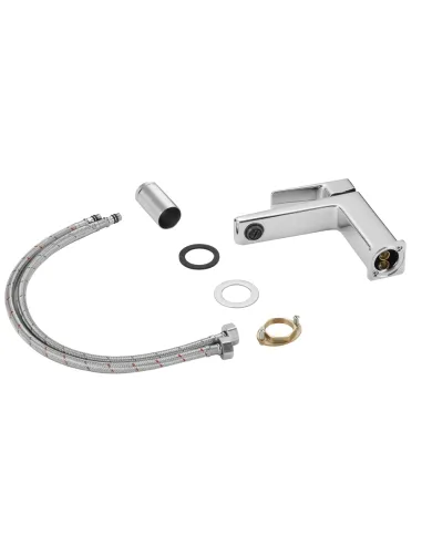 Смеситель для умывальника Lidz Orion 001F Chrome, однорычажный