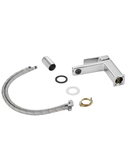 Змішувач для умивальника Lidz Orion 001F Chrome, одноважільний