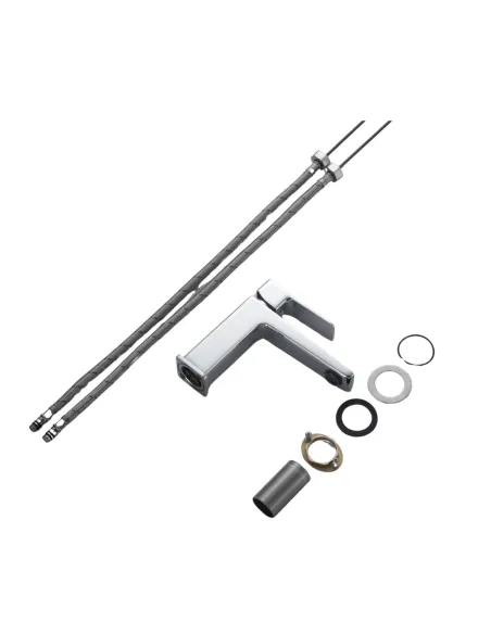 Змішувач для умивальника Lidz Orion 001F Chrome, одноважільний