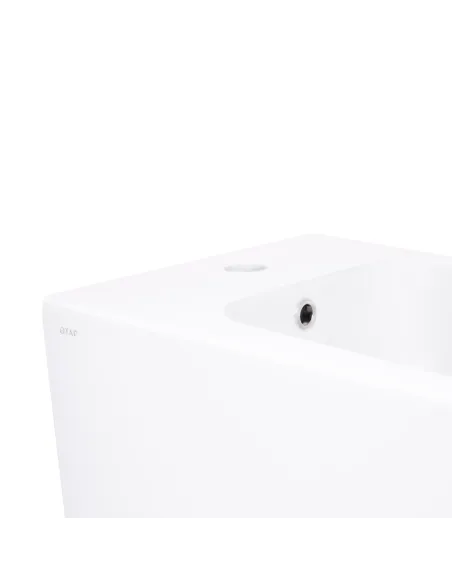 Біде Q-Тap Crow White QT05555371W, 485х340х290 мм, підвісне