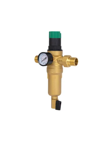 Самопромивний фільтр Thermo Alliance Forte SF128W20H 3/4 дюйма з редуктором та манометром, для гарячої води