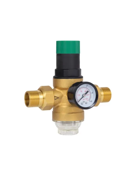 Самопромывной фильтр Thermo Alliance Forte SF128W20 3/4 дюйма с редуктором и манометром, для холодной воды