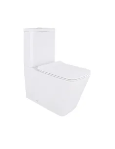 Унитаз компакт Q-Тap Crow Eco, безободковый, сиденье Soft-close