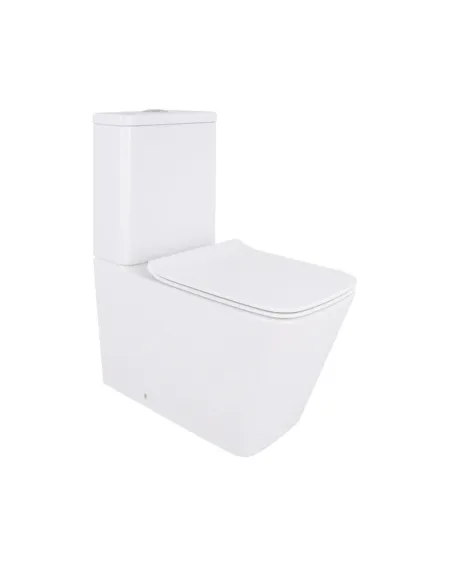 Унитаз компакт Q-Тap Crow Eco, безободковый, сиденье Soft-close