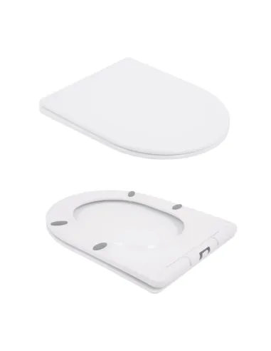 Унитаз компакт Q-Тap Swan Eco Ultra Quiet White, безободковый, сиденье Soft-close